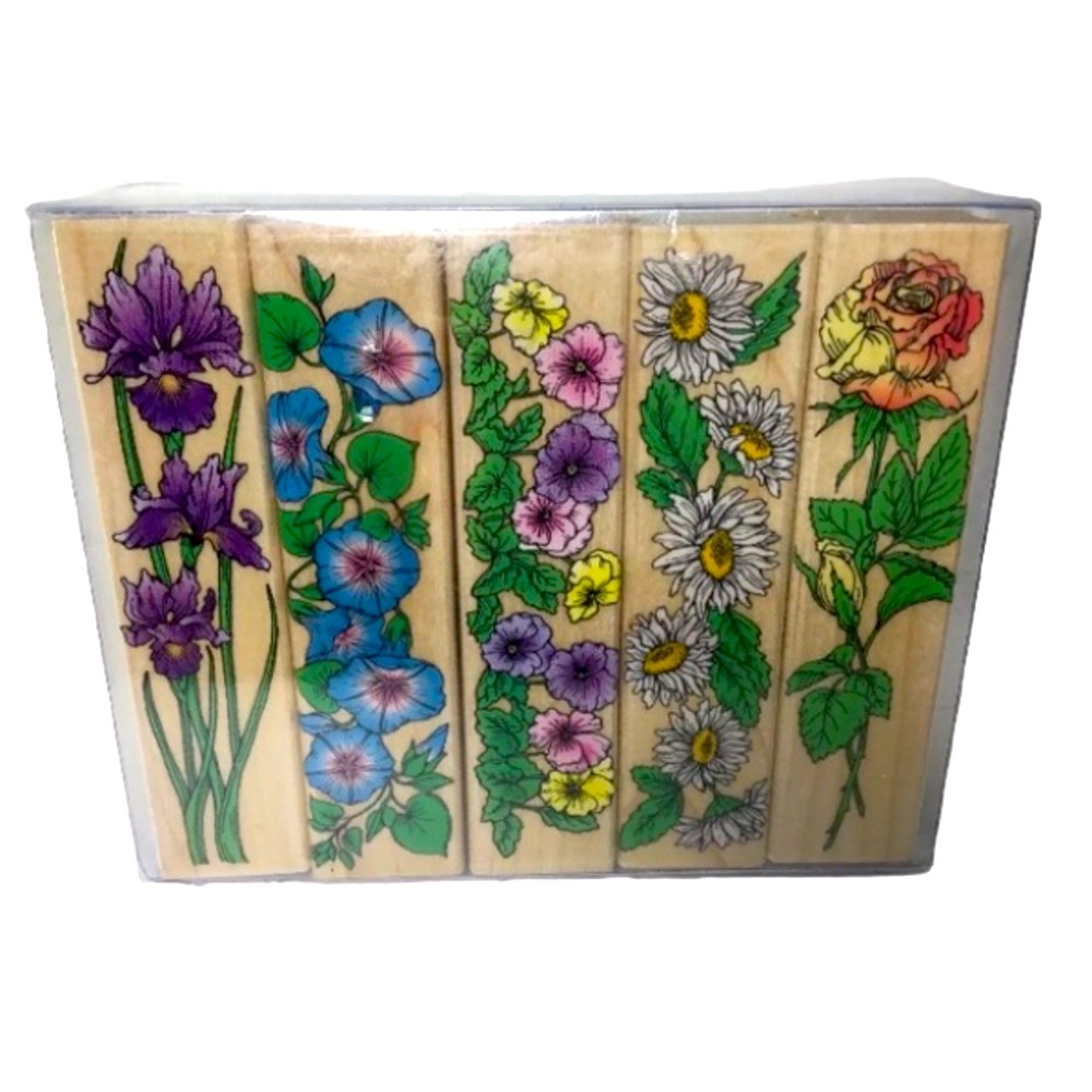 💖Hero Art Blooming Borders Stamp Set